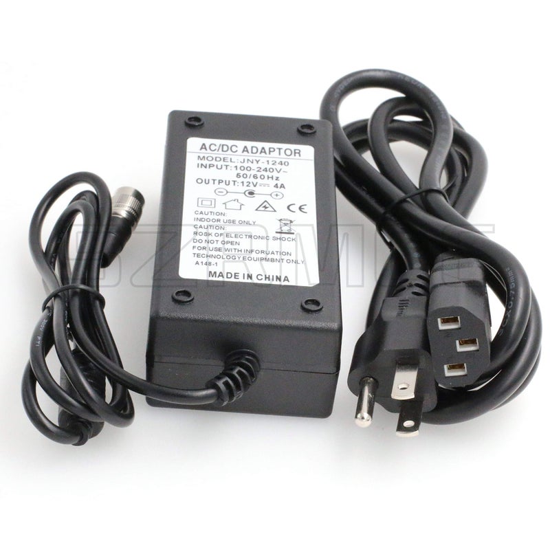 SZRMCC Sound Devices XL-WPH3 12V 4A Hirose 4 Pin Male AC DC Power Supply Adapter for Recorder Zoom F4 F8,Sound Devices 688 644 633 702T,ZAXCOM - Image 2